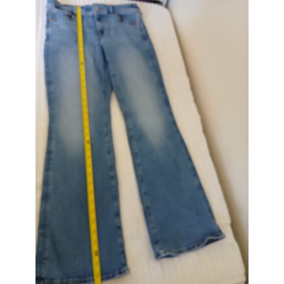 American Eagle Womens Jeans 8 Kick Boot Denim Dark Wash Next Level Stretch - Picture 9 of 16